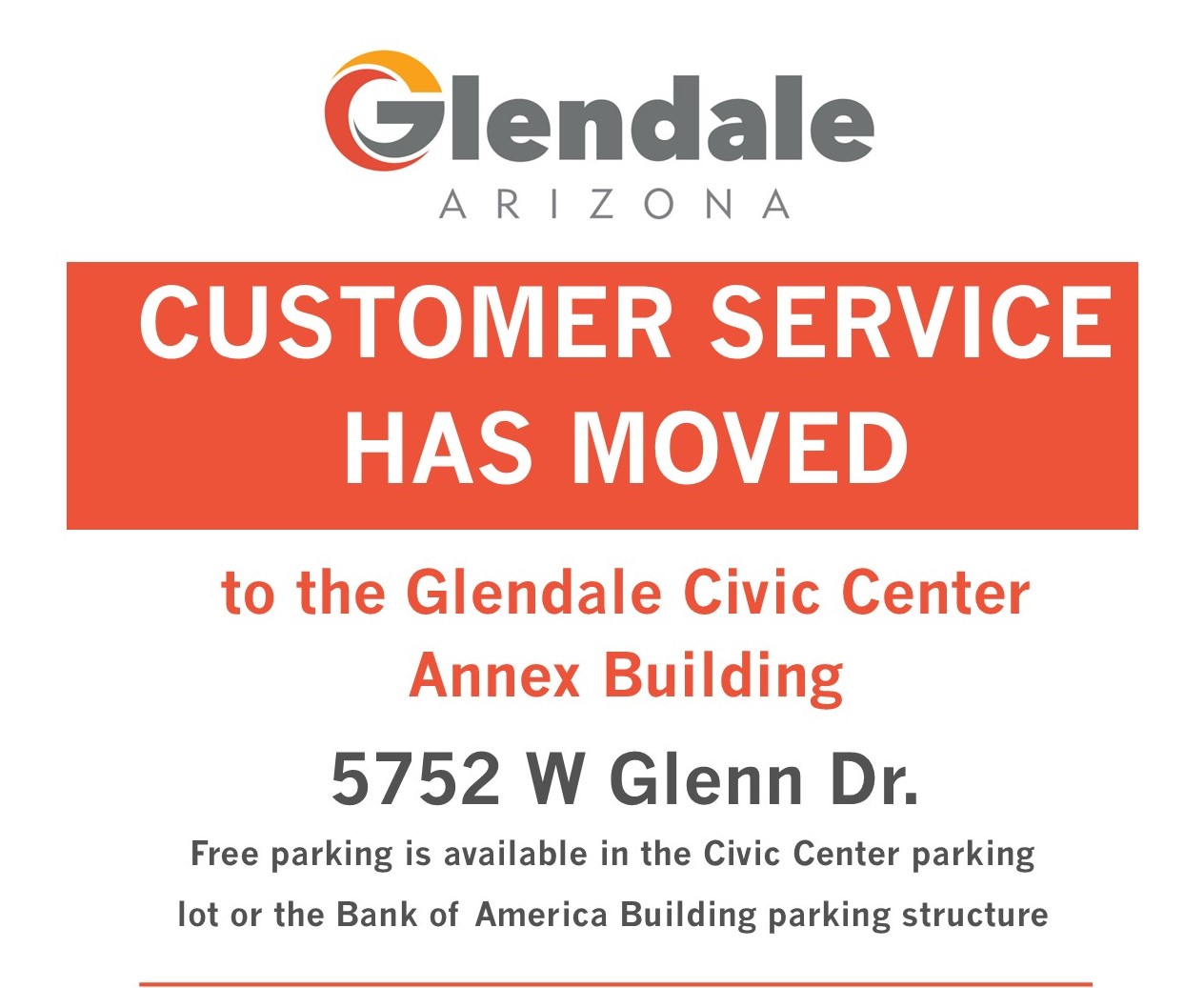 Customer Service Location Move