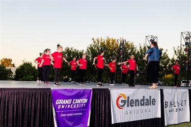 children dancing