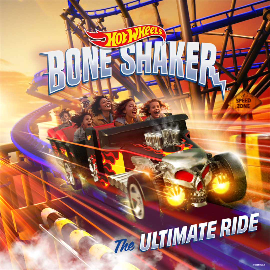 Mattel Adventure Park Hot Wheels Bone Shaker City of Glendale, AZ