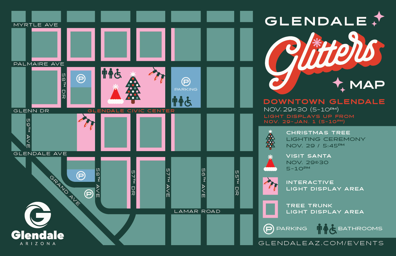 Glitters Flyer Map