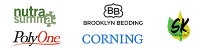 nutra summa, Brooklyn Bedding, SK Oil Sales, PolyOne, Corning