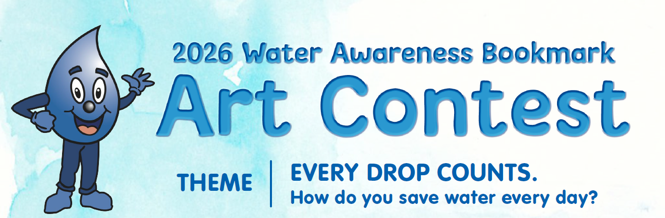 2026 Water Awareness Bookmark Art Contest