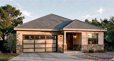 Single family ranch elevation option.