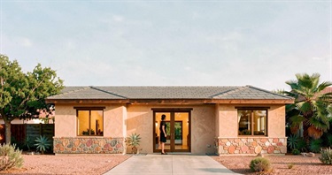 Ranch Elevation for the 512 SF ADU Option